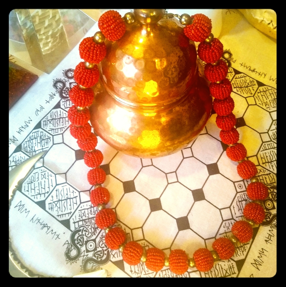 Vintage Betsey Johnson Beaded Necklace